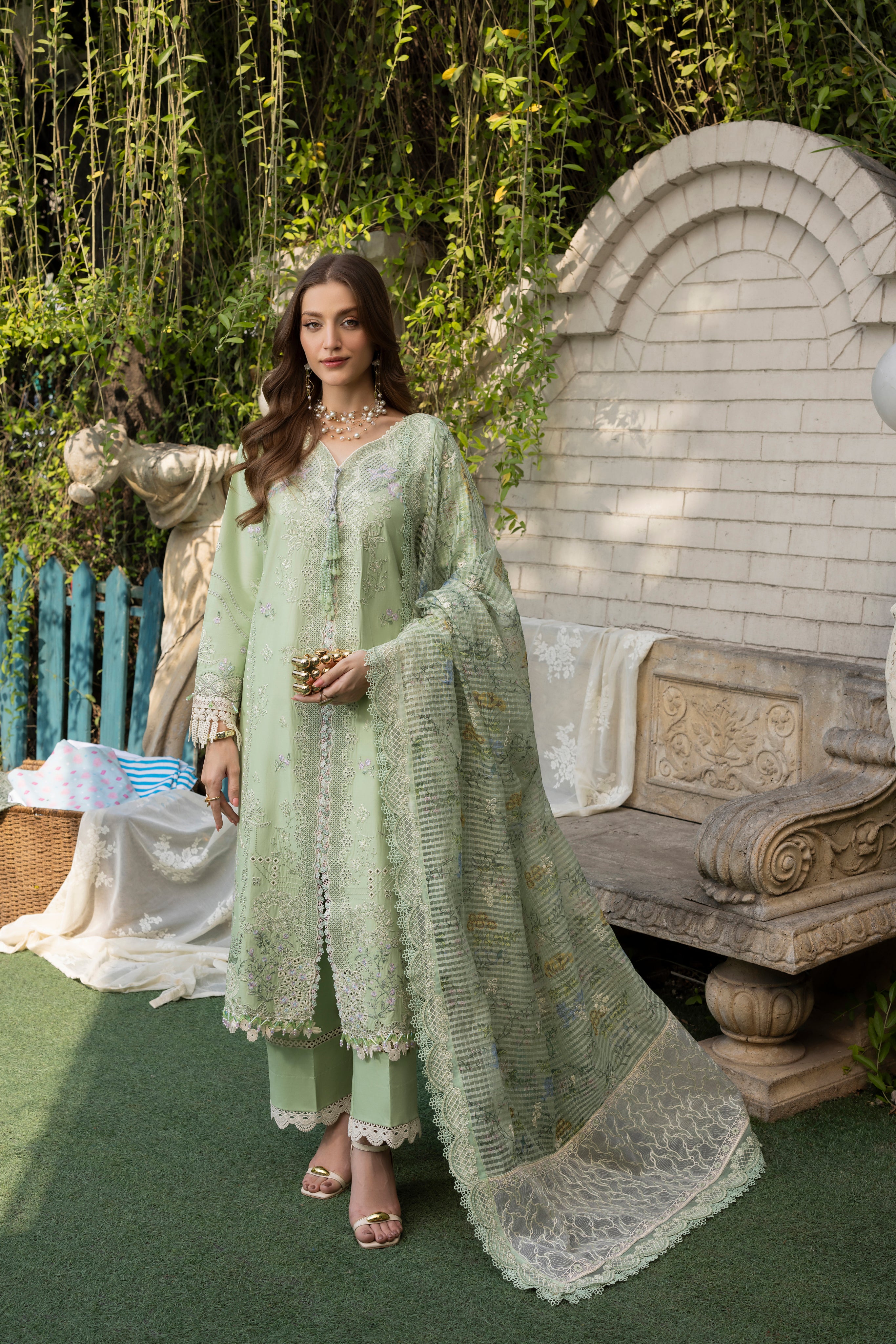 MINT BLISS-LAWN EMBROIDERED-MBN-06