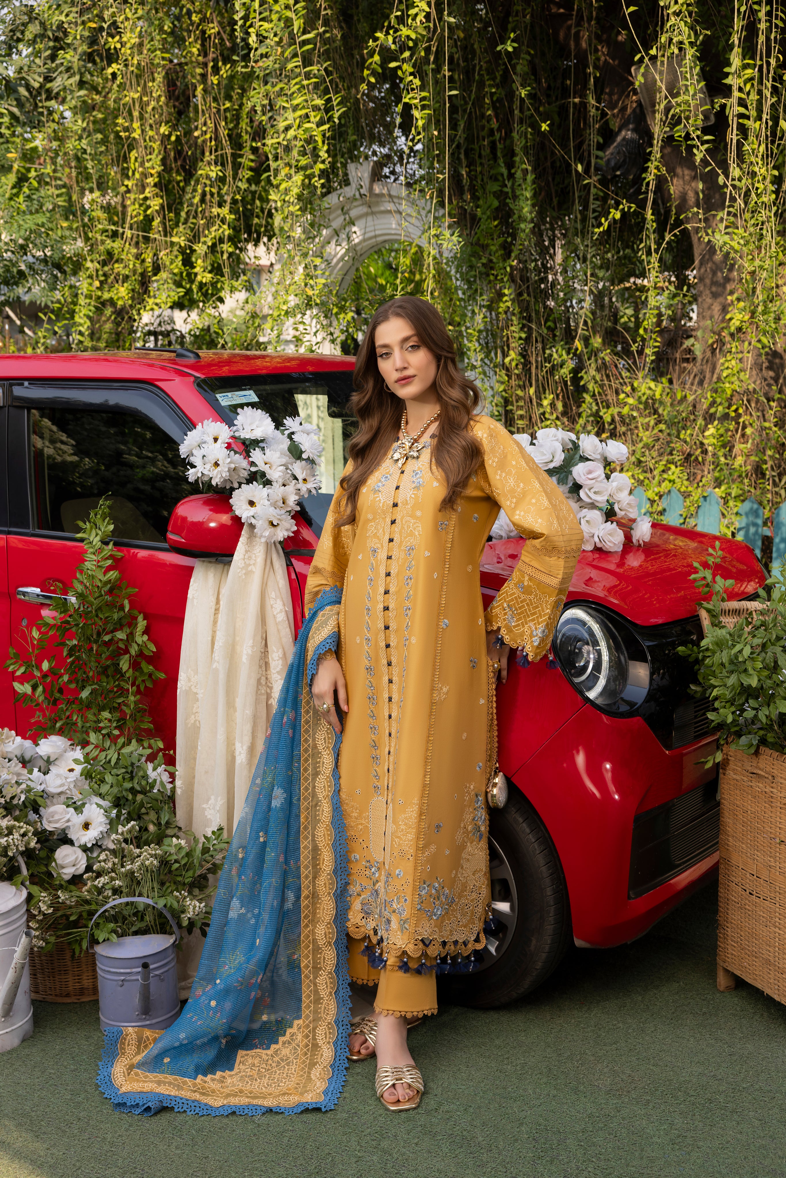FLORENCE-LAWN EMBROIDERED-MBN-02