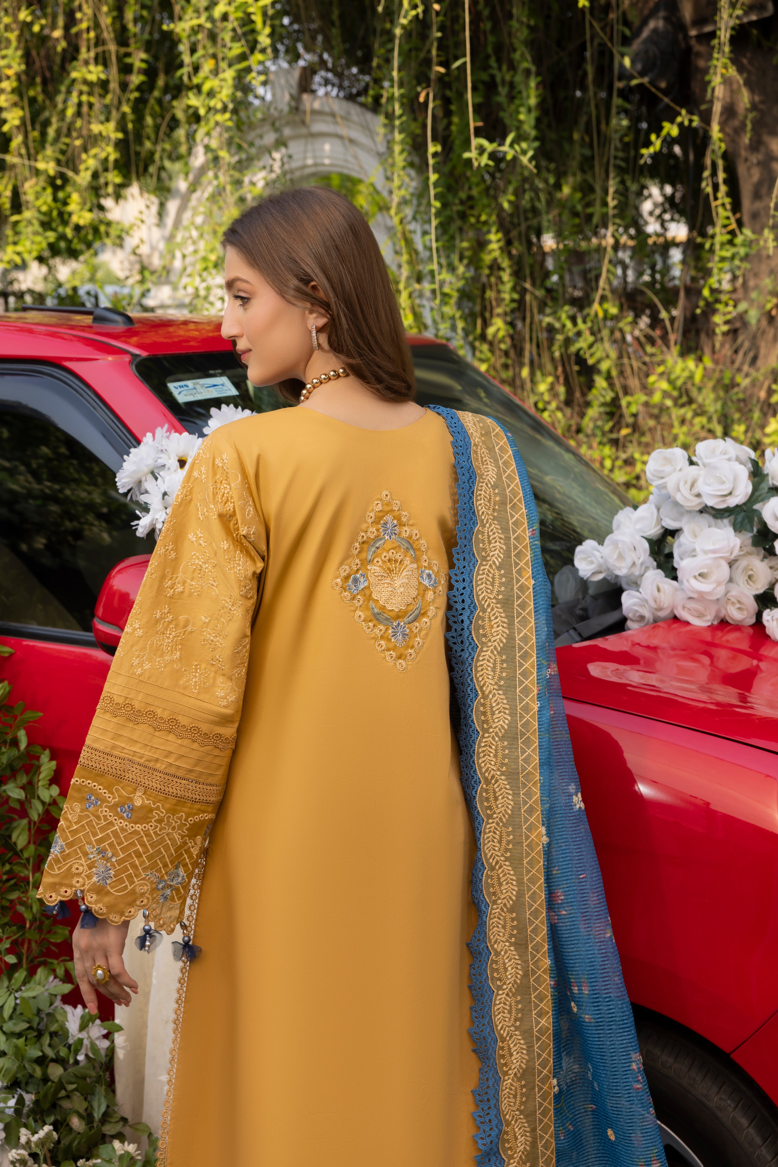 FLORENCE-LAWN EMBROIDERED-MBN-02