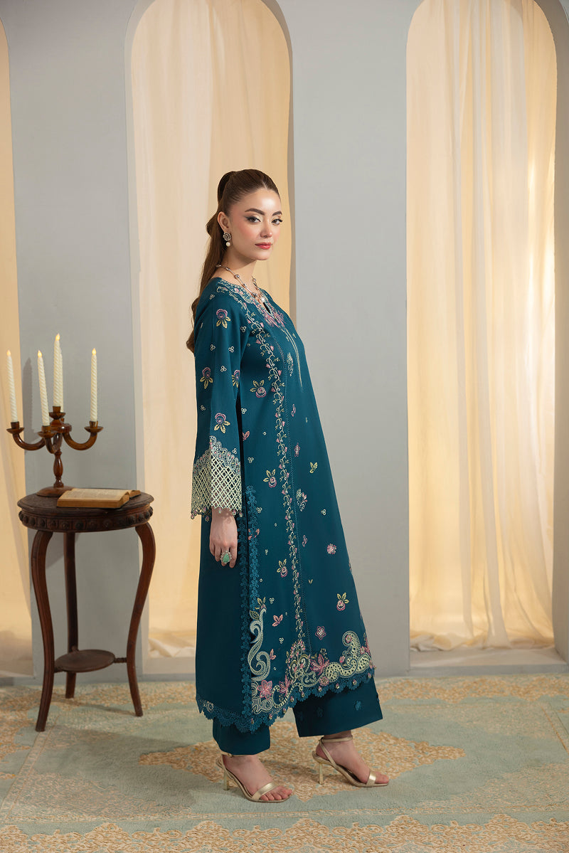 SIREN-CAMBRIC COTTON EMBROIDERED-
