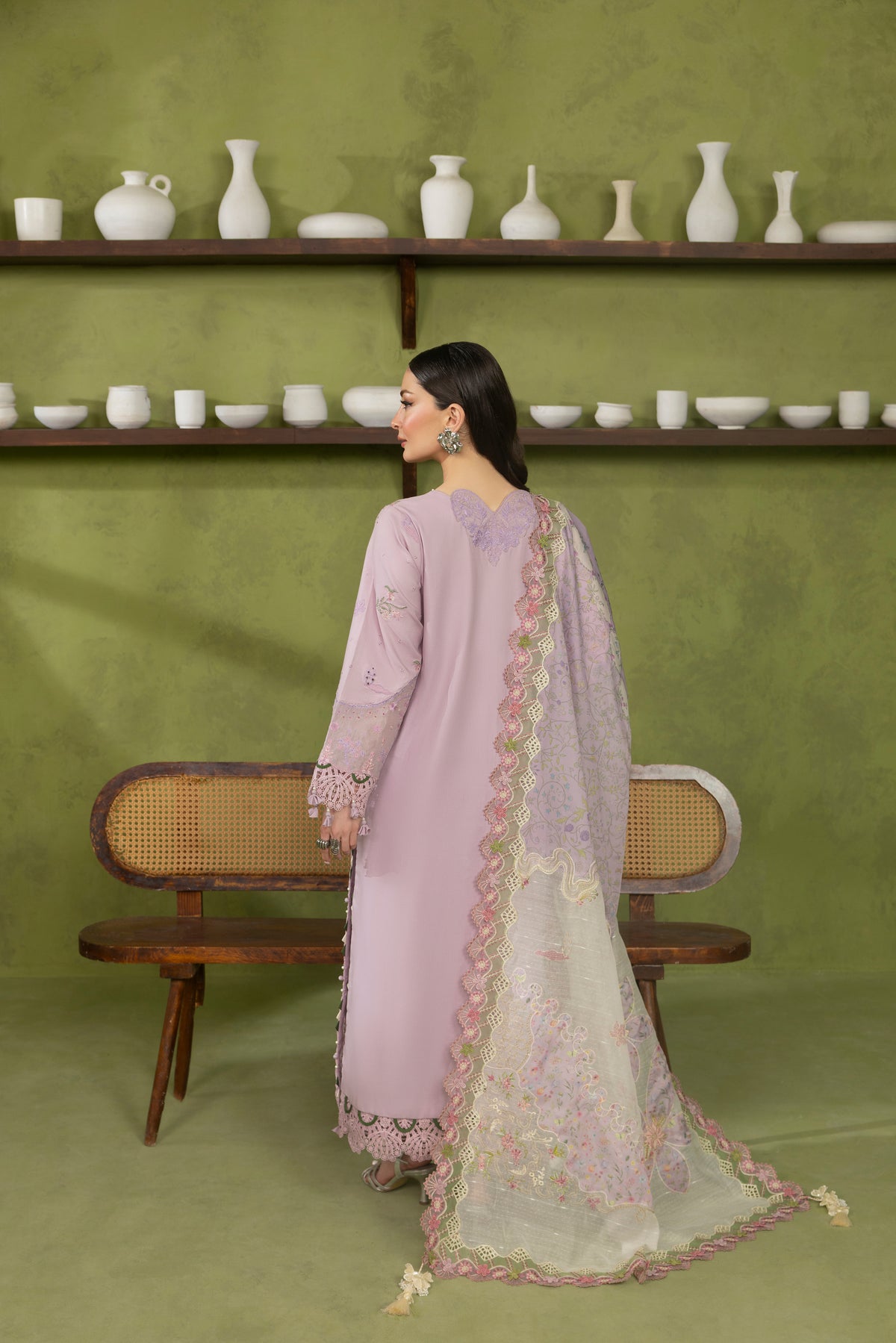 ORCHID -CAMBRIC COTTON EMBROIDERED-10021