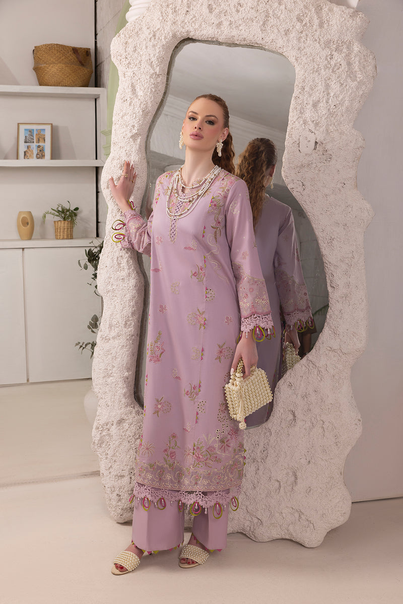 LILIUM-CAMBRIC COTTON EMBROIDERED-