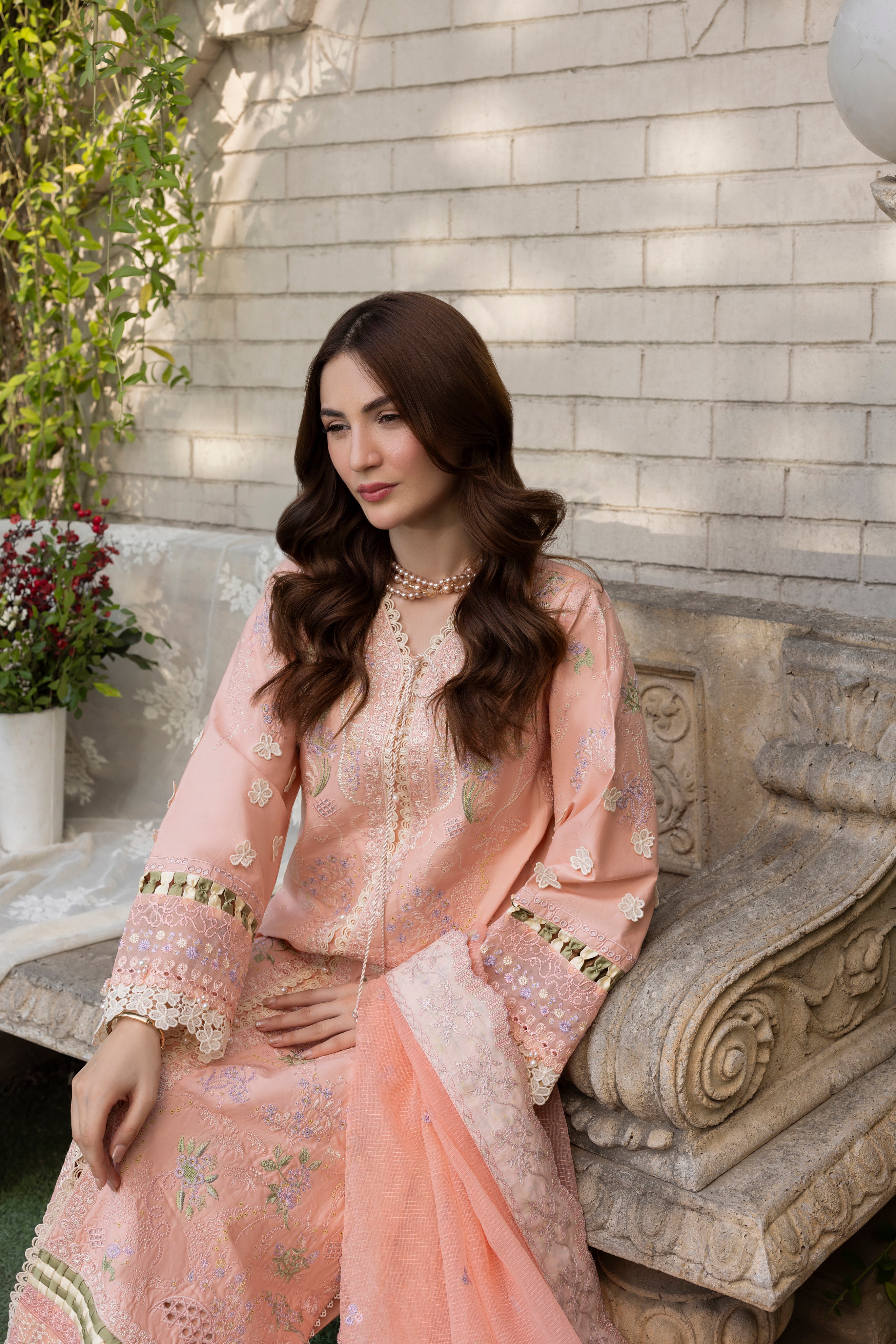 PETALS-LAWN EMBROIDERED-MBN-05
