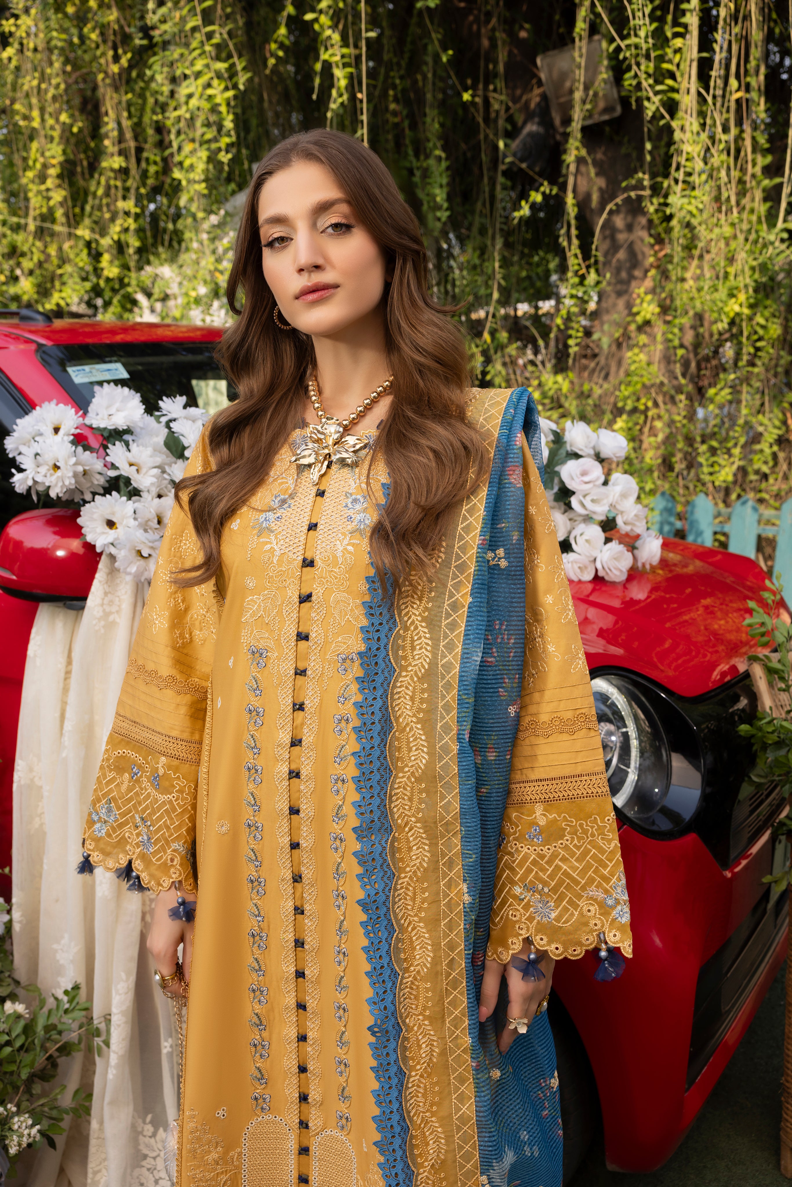 FLORENCE-LAWN EMBROIDERED-MBN-02