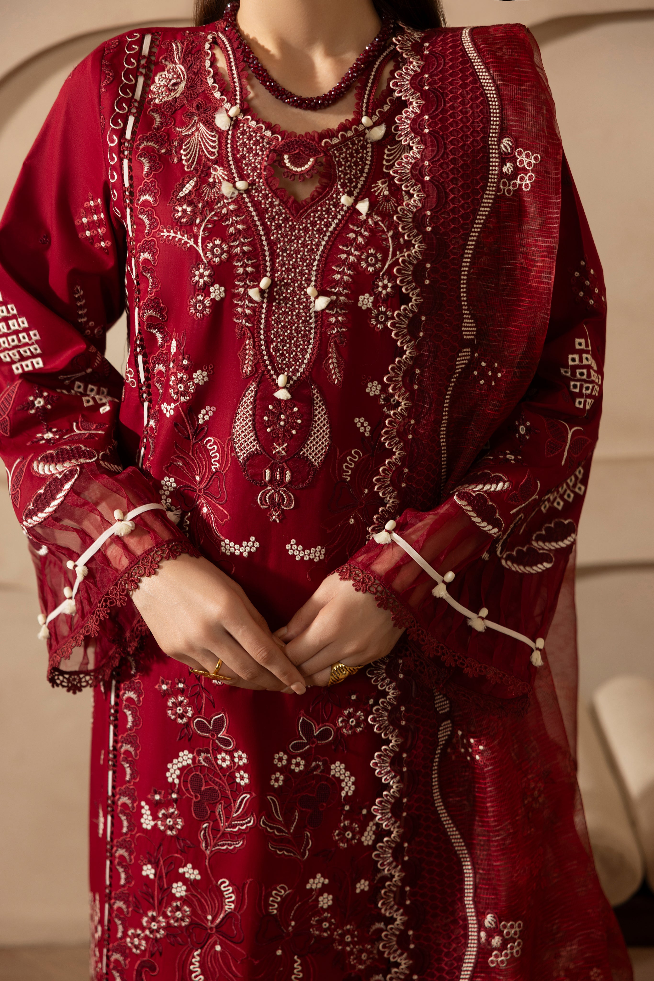 MARIGOLD-LAWN EMBROIDERED-MBN-09