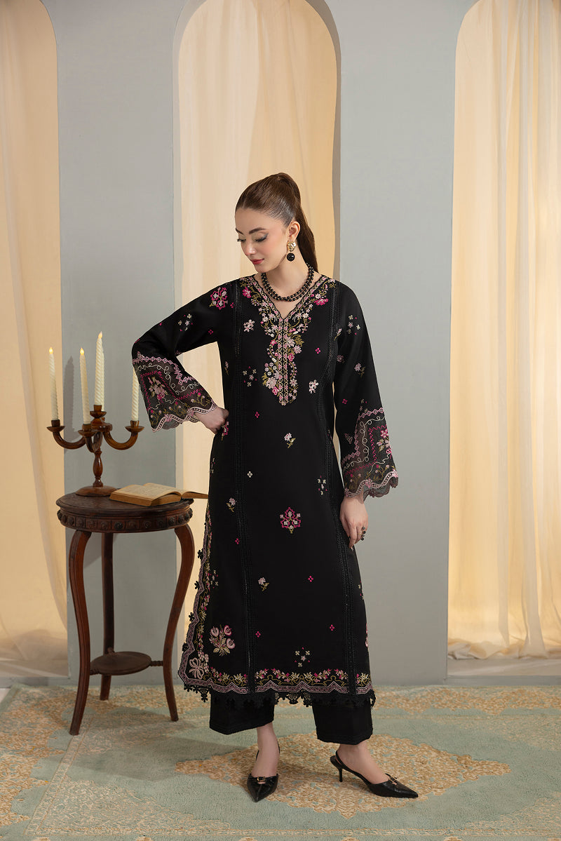 DAHLIA-CAMBRIC COTTON EMBROIDERED-