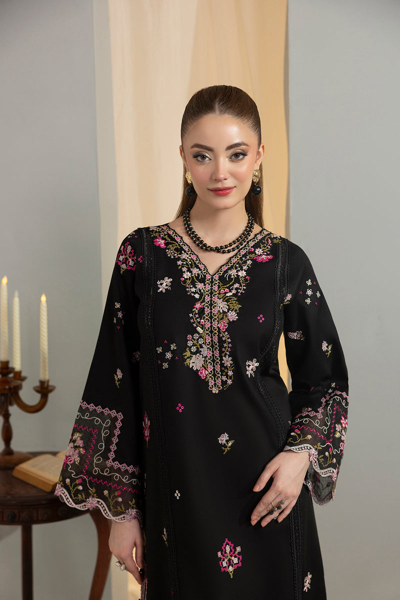 DAHLIA-CAMBRIC COTTON EMBROIDERED-