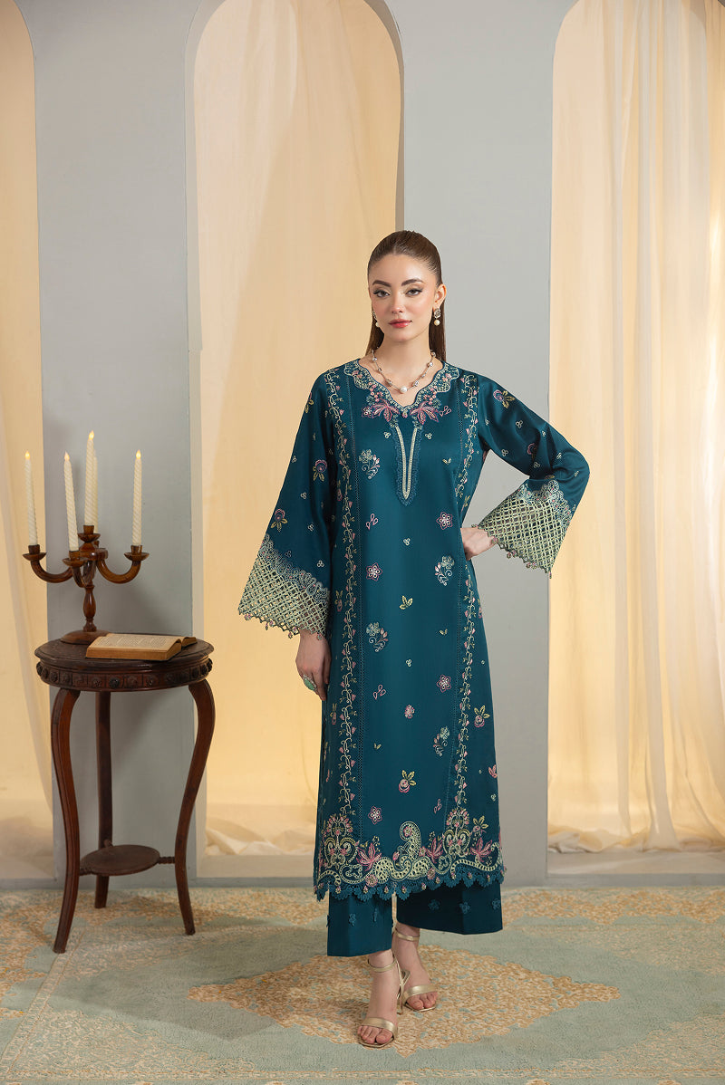 SIREN-CAMBRIC COTTON EMBROIDERED-