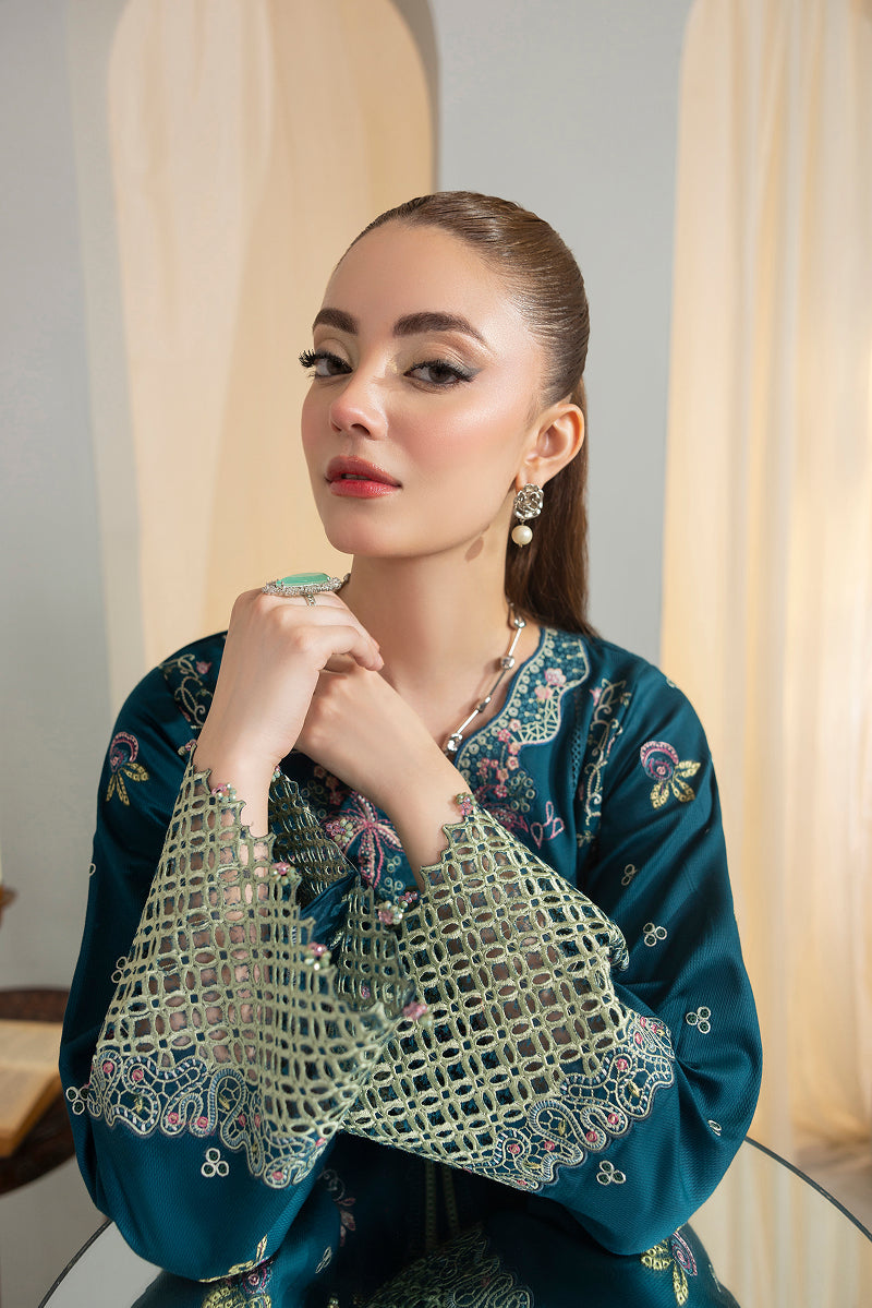 SIREN-CAMBRIC COTTON EMBROIDERED-