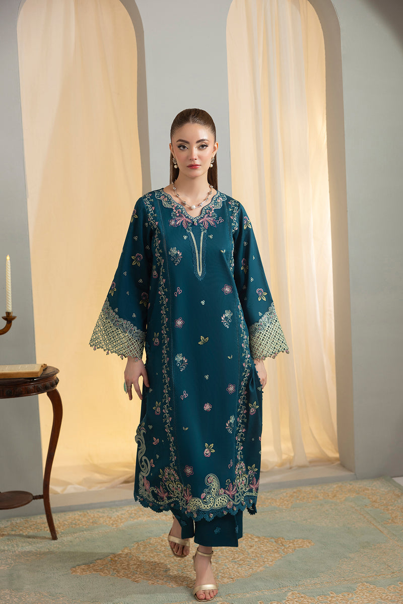 SIREN-CAMBRIC COTTON EMBROIDERED-